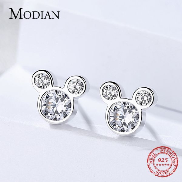 modian new arrival cute 925 sterling silver bear animal bear clear cubic zirconia fashion stud earrings for women silver jewelry, Golden;silver
modian new arrival cute 925 sterling silver bear animal bear clear cubic zirconia fashion stud earrings for women silver jewelry, Golden;silver