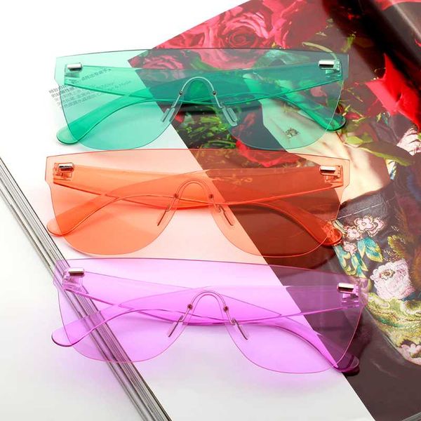 rimless sunglasses women 2020 trending products ladies fashion shades yellow orange purple sun glasses feminino, White;black
rimless sunglasses women 2020 trending products ladies fashion shades yellow orange purple sun glasses feminino, White;black