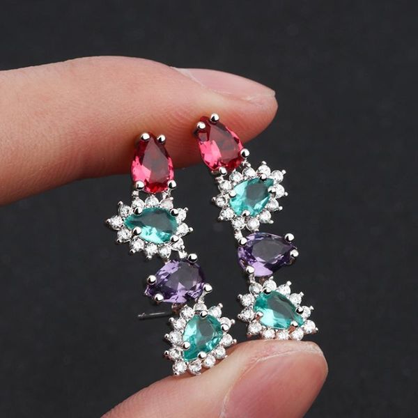 stud water drop dazzling zircon party gold filled fashion earrings for women colorful crystal earings 2021 luxury jewelry, Golden;silver
stud water drop dazzling zircon party gold filled fashion earrings for women colorful crystal earings 2021 luxury jewelry, Golden;silver