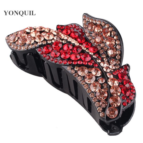 women colorful shiny rhinestone hair claw bands crystal hairclips clamping hair clip hairpins accessories grip, Golden;silver
women colorful shiny rhinestone hair claw bands crystal hairclips clamping hair clip hairpins accessories grip, Golden;silver