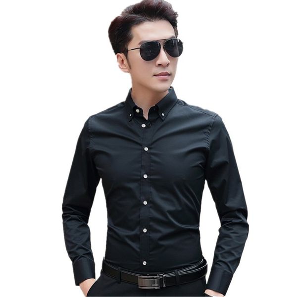 Hot selling 2020 spring autumn new mens shirts European American long-sleeved business casual slim shirts men trendy youth plus velvet tops
Hot selling 2020 spring autumn new mens shirts European American long-sleeved business casual slim shirts men trendy youth plus velvet tops