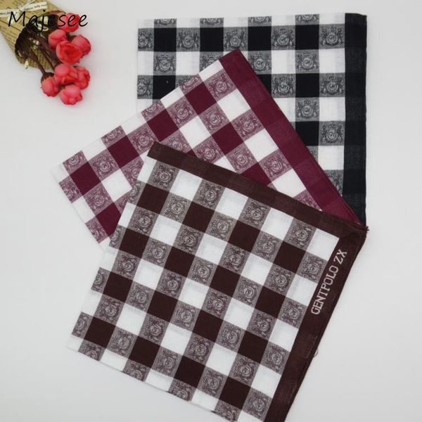handkerchiefs women simple classic plaid elegant casual trendy vintage females soft cotton pocket square thin chic, Blue;purple
handkerchiefs women simple classic plaid elegant casual trendy vintage females soft cotton pocket square thin chic, Blue;purple