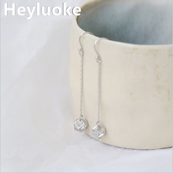 dangle & chandelier 2021 limited aretes fashion screw back solid geometry& cz drop earrings for women jewelry gift, Silver
dangle & chandelier 2021 limited aretes fashion screw back solid geometry& cz drop earrings for women jewelry gift, Silver