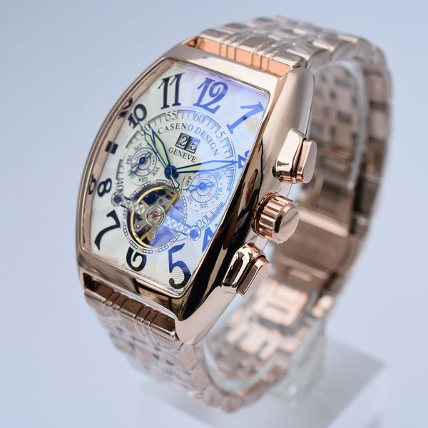 wristwatches sport watch automatic mechanical mens watches stainless steel male clocks tourbillon men, Slivery;brown
wristwatches sport watch automatic mechanical mens watches stainless steel male clocks tourbillon men, Slivery;brown
