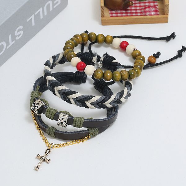 2020 новая мода ретро кожаные браслеты для мужчин женщины vintage beadings нарукавье простой кожаный браслет, Golden;silver
2020 новая мода ретро кожаные браслеты для мужчин женщины vintage beadings нарукавье простой кожаный браслет, Golden;silver