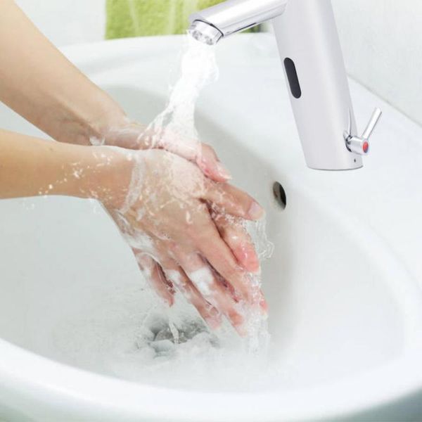 bathroom sink faucets automatic infrared sensor faucet touch water tap for kitchen brass cold mixer basin
bathroom sink faucets automatic infrared sensor faucet touch water tap for kitchen brass cold mixer basin