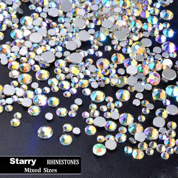 1 pack starry nail rhinestones mix sizes crystal ab non ix flatback glass nail art jewelry accessories decorations, Silver;gold
1 pack starry nail rhinestones mix sizes crystal ab non ix flatback glass nail art jewelry accessories decorations, Silver;gold