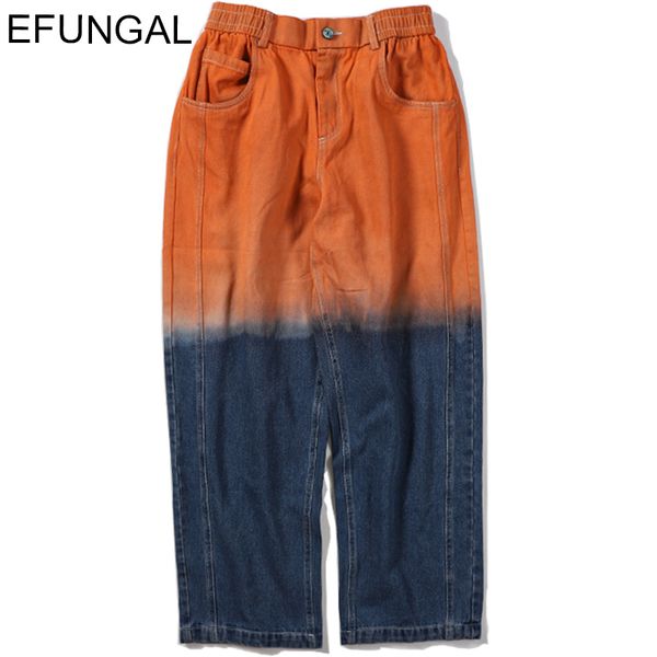 men's jeans hip hop jean color block patchwork denim streetwear men straight trousers baggy fashion pants harem full length, Blue
men's jeans hip hop jean color block patchwork denim streetwear men straight trousers baggy fashion pants harem full length, Blue