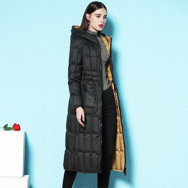 women's down & parkas sided wear light black jacket for 2021 slim fit white duck knee length european style
women's down & parkas sided wear light black jacket for 2021 slim fit white duck knee length european style