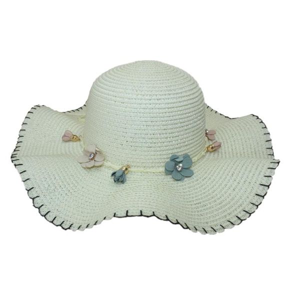 2020 new ladies straw hat artificial flower decoration foldable woven straw hat travel holiday sun bohemian beach sun, Blue;gray
2020 new ladies straw hat artificial flower decoration foldable woven straw hat travel holiday sun bohemian beach sun, Blue;gray