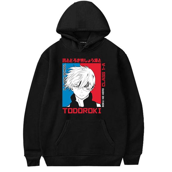 anime my hero academia hoodies todoroki cosplay costumes fashion street style casual hoodie sweatshirt pullover for 0916, Black 
anime my hero academia hoodies todoroki cosplay costumes fashion street style casual hoodie sweatshirt pullover for 0916, Black