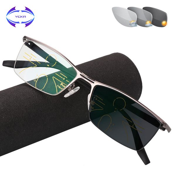 sunglasses vcka progressive multifocus outdoor pochromic reading glasses men automatic far and near half frame eyewear +100 to +300, White;black
sunglasses vcka progressive multifocus outdoor pochromic reading glasses men automatic far and near half frame eyewear +100 to +300, White;black