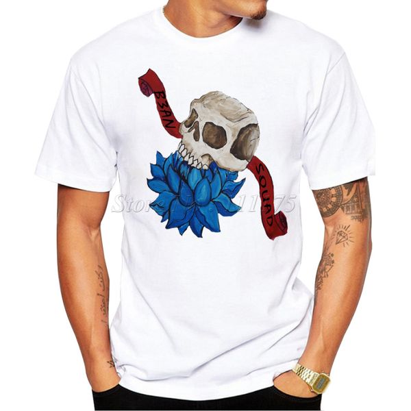 2019 fashion men's summer casual hipster floral skull printed t shirt own style tees 
2019 fashion men's summer casual hipster floral skull printed t shirt own style tees