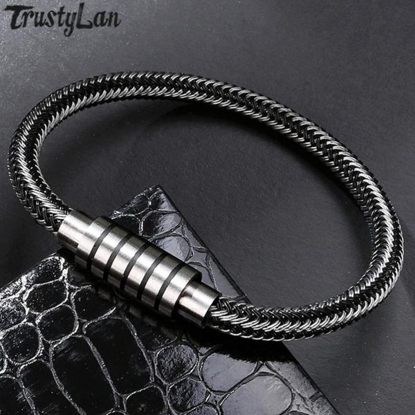 trustylan handmade jewelry braided 316l stainless steel bracelet men cool friends cuff bracelets & bangles mens armband, Golden;silver
trustylan handmade jewelry braided 316l stainless steel bracelet men cool friends cuff bracelets & bangles mens armband, Golden;silver