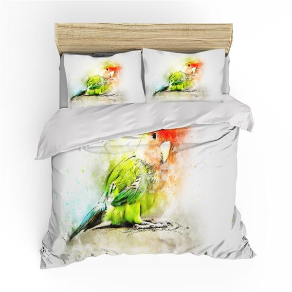 macaw art bird duvet cover set 3 pieces 3d bird vivid animal print ink and wash bedding set microfiber bedclothes
macaw art bird duvet cover set 3 pieces 3d bird vivid animal print ink and wash bedding set microfiber bedclothes