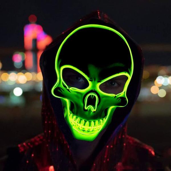 halloween skull mask led glow scary el-wire mask light up festival cosplay costume supplies party mask mardi gras
halloween skull mask led glow scary el-wire mask light up festival cosplay costume supplies party mask mardi gras