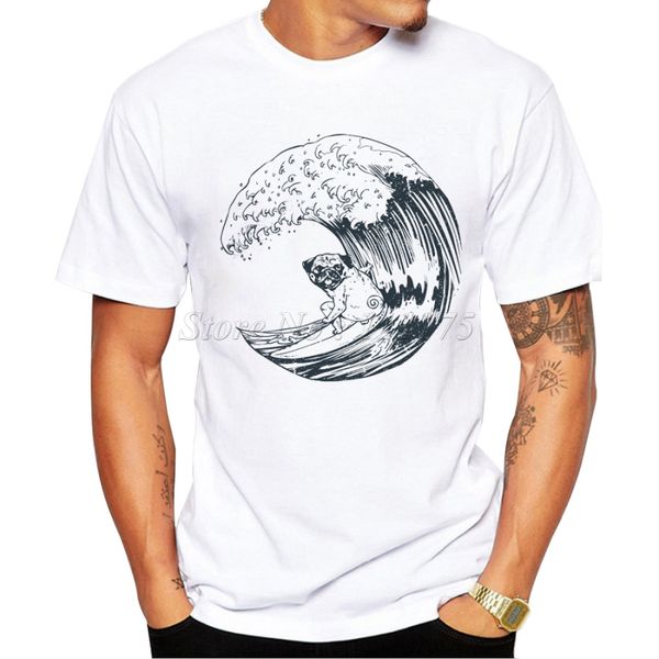 2019 men's funny pug design t shirt male fashion cool hipster printed summer tees