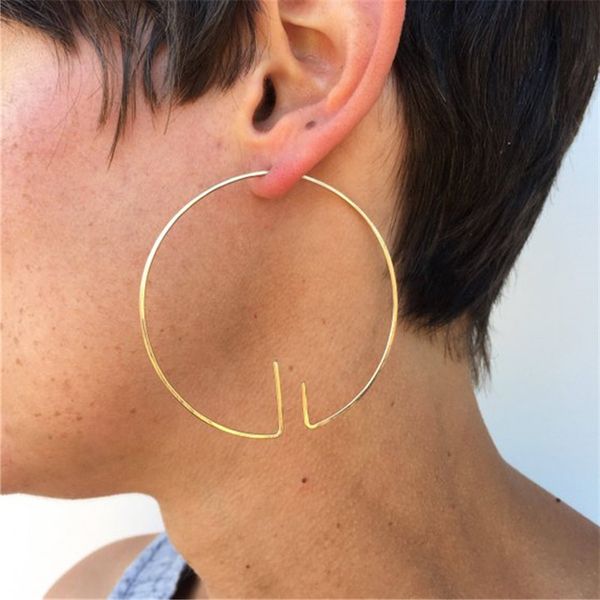 hoop earrings handmade modern jewelry gold filled/925 silver brincos custom gift vintage pendientes oorbellen earrings for women, Golden
hoop earrings handmade modern jewelry gold filled/925 silver brincos custom gift vintage pendientes oorbellen earrings for women, Golden