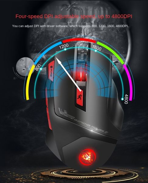 hxsj t88 wireless gaming mouse 7-key ergonomic design support macro programming 7 color illumination rechargeable up to 4800dpi
hxsj t88 wireless gaming mouse 7-key ergonomic design support macro programming 7 color illumination rechargeable up to 4800dpi
