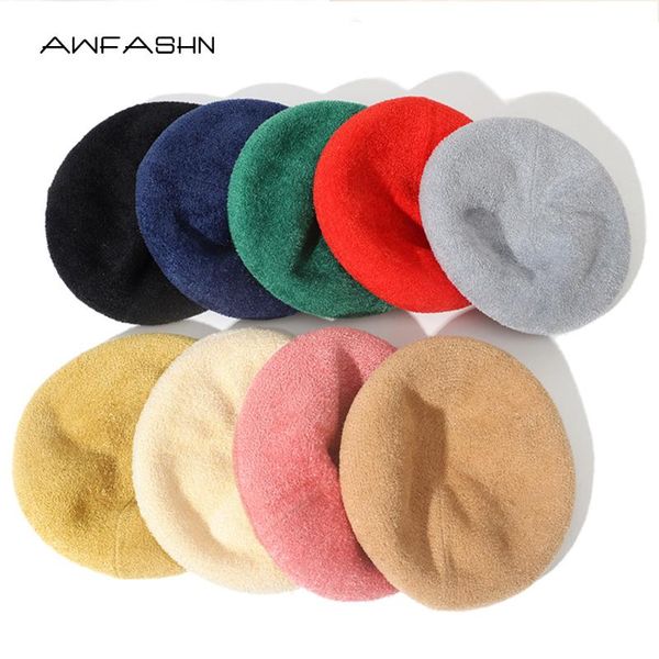 berets 2021 women wool solid color beret ajustable bonnet caps winter beanie cap hats elegant lady fashion femme, Blue;gray
berets 2021 women wool solid color beret ajustable bonnet caps winter beanie cap hats elegant lady fashion femme, Blue;gray