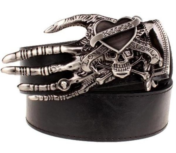 84skeleton ghost claws big buckle versatile belt male non-mainstream fashion hipster personality belt is sale, Black;brown
84skeleton ghost claws big buckle versatile belt male non-mainstream fashion hipster personality belt is sale, Black;brown