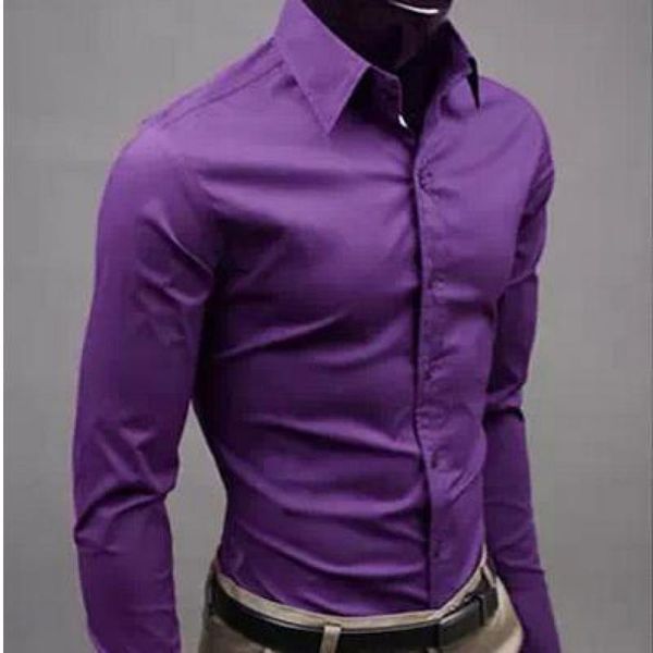 brsr fashion candy color long-sleeved shirt male 2020 spring and autumn new men's slim solid color casual shirt, White;black
brsr fashion candy color long-sleeved shirt male 2020 spring and autumn new men's slim solid color casual shirt, White;black