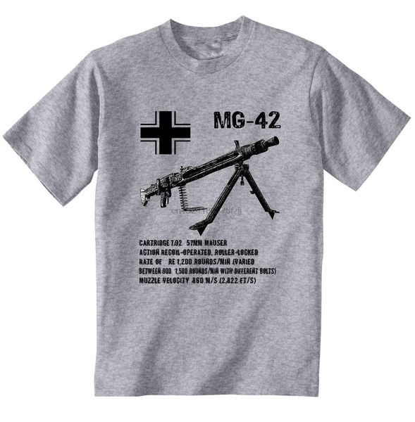 mg-42 germany wwii - new cotton grey mens tshirt
mg-42 germany wwii - new cotton grey mens tshirt
