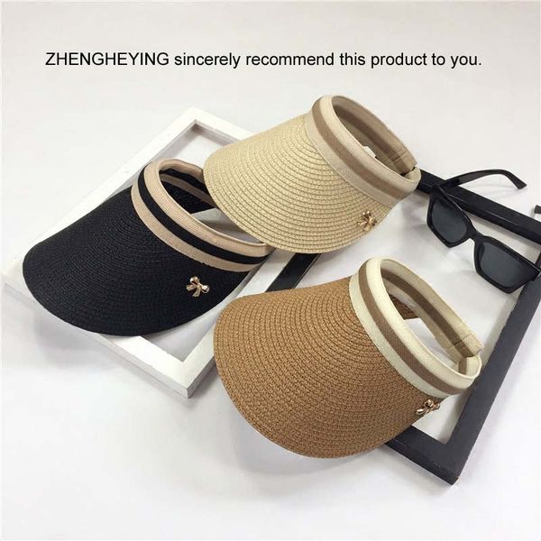 2020 women casual visor caps summer sun empty hat solid straw sun hats sombrero cap wide brim female beach hat, Blue;gray
2020 women casual visor caps summer sun empty hat solid straw sun hats sombrero cap wide brim female beach hat, Blue;gray