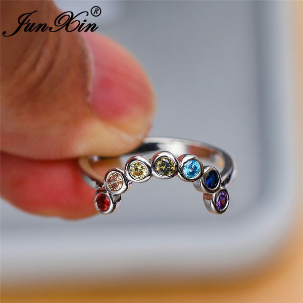 wedding rings minimalist moon for women stacking rainbow crystal colorful round zircon bands thin ring finger jewelry, Slivery;golden
wedding rings minimalist moon for women stacking rainbow crystal colorful round zircon bands thin ring finger jewelry, Slivery;golden