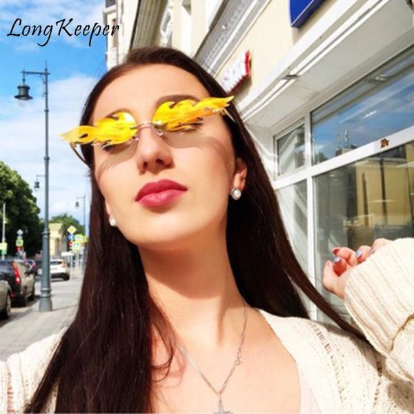 vintage cat eye fire flame sunglasses women men rimless wave sun glasses eyewear narrow pink purple glasses streetwear shades, White;black
vintage cat eye fire flame sunglasses women men rimless wave sun glasses eyewear narrow pink purple glasses streetwear shades, White;black