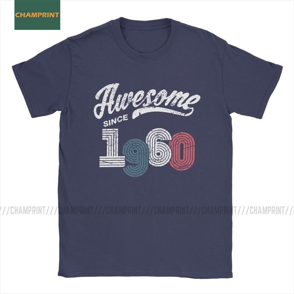 men's t-shirt awesome since 1960 funny cotton 60 years old tees short sleeve vintage gifts for 60th birthday t shirt clothes
men's t-shirt awesome since 1960 funny cotton 60 years old tees short sleeve vintage gifts for 60th birthday t shirt clothes