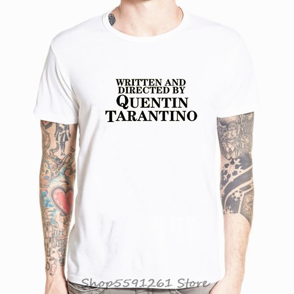 written and directed t-shirt quentin tarantino graphic pulp fiction casual o-neck funny clothing letter tshirt
written and directed t-shirt quentin tarantino graphic pulp fiction casual o-neck funny clothing letter tshirt