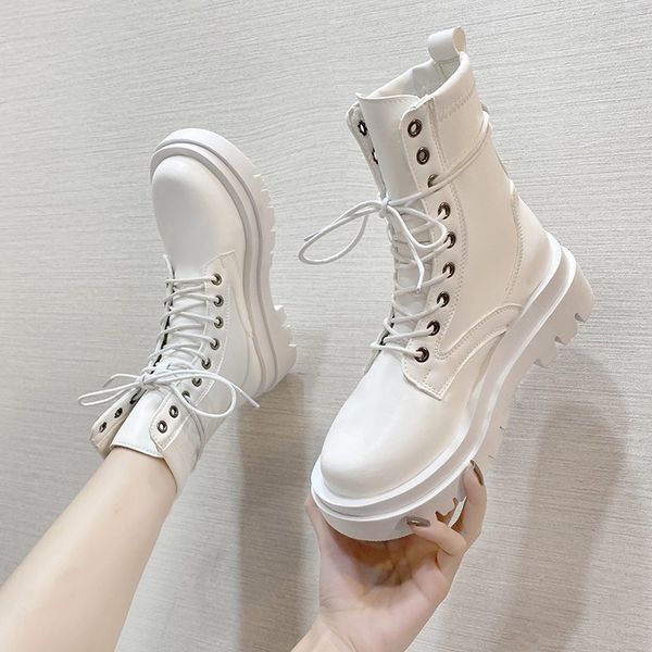 boots women new 2020 booties ladies lace up shoes luxury designer flat heel round toe lolita med autumn ankle white fashion, Black
boots women new 2020 booties ladies lace up shoes luxury designer flat heel round toe lolita med autumn ankle white fashion, Black