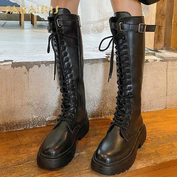 sarairis 2020 new arrivals motorcycles boots women shoes platform zipper comfortable square heels cross-tied knee high boots, Black
sarairis 2020 new arrivals motorcycles boots women shoes platform zipper comfortable square heels cross-tied knee high boots, Black