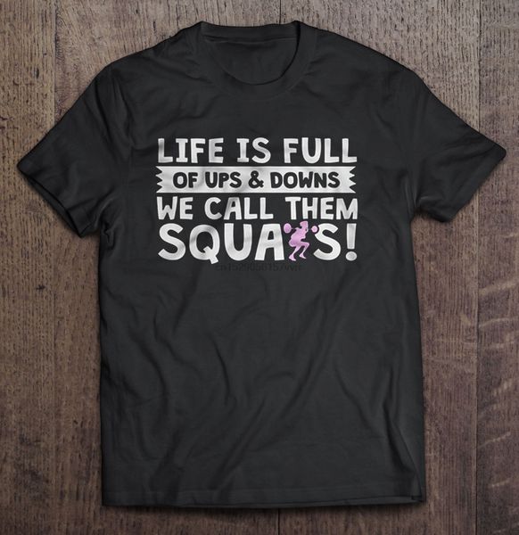 мужчины футболка жизнь полна взлетов downs мы называем их приседания женщины футболку 
мужчины футболка жизнь полна взлетов downs мы называем их приседания женщины футболку