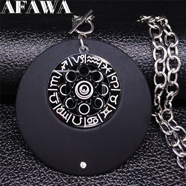 astrology moon stainless steel pendant necklace women black silver color chain necklace jewelry collar acero inoxidable n20z3s02
astrology moon stainless steel pendant necklace women black silver color chain necklace jewelry collar acero inoxidable n20z3s02