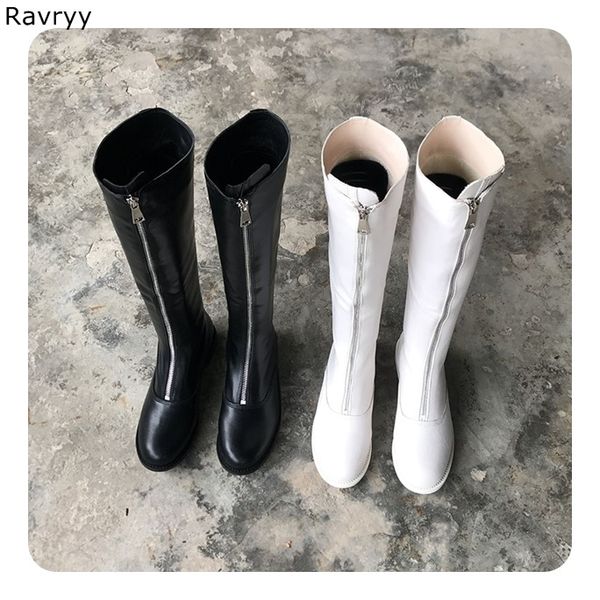 черная белая кожа женщина длинные пинетки сжатый стиль обувь верхняя молния женского колена высокие сапоги круглый носок моды осень outfit, Black
черная белая кожа женщина длинные пинетки сжатый стиль обувь верхняя молния женского колена высокие сапоги круглый носок моды осень outfit, Black
