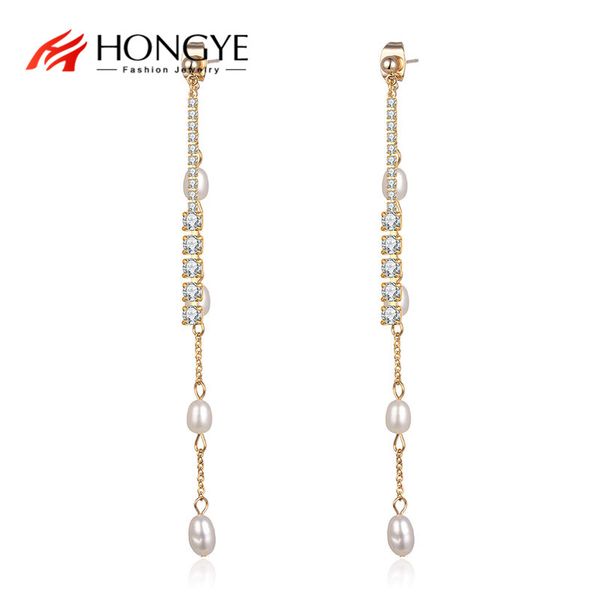 hongye shiny zircon long tassel drop earrings fashion ear jewelry for women multi lightweight dangler earring, Silver
hongye shiny zircon long tassel drop earrings fashion ear jewelry for women multi lightweight dangler earring, Silver