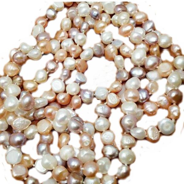 chains yknrbph baroque pearl long necklace for women's weddings gift fine jewelry, Silver
chains yknrbph baroque pearl long necklace for women's weddings gift fine jewelry, Silver