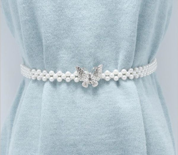 elegant women pearl belt waist belt elastic buckle pearl chain female girls dress crystal strap, Black;brown
elegant women pearl belt waist belt elastic buckle pearl chain female girls dress crystal strap, Black;brown
