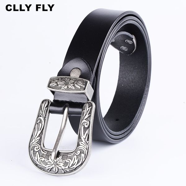 100% genuine leather belt for women carved metal pin buckle women vintage belts strap brand designer design jeans, Black;brown
100% genuine leather belt for women carved metal pin buckle women vintage belts strap brand designer design jeans, Black;brown