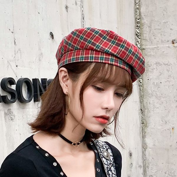 berets boinas para mujer japanese western style plaid beret cute painter hat casquette sombrero cap for women kapelusz hut damen, Blue;gray
berets boinas para mujer japanese western style plaid beret cute painter hat casquette sombrero cap for women kapelusz hut damen, Blue;gray