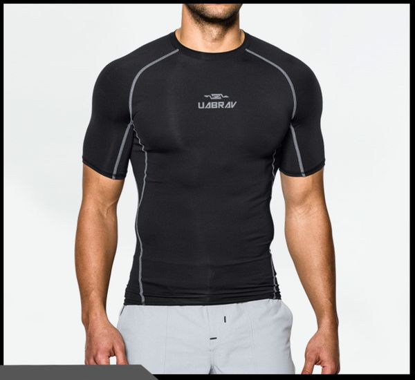 sports quick dry fitness clothes men's basketball sports tights outdoor running training quick dry short sleeves, Black;blue
sports quick dry fitness clothes men's basketball sports tights outdoor running training quick dry short sleeves, Black;blue