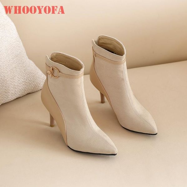 2020 brand new comfortable apricot brown women ankle boots pointed toe high heels lady shoes plus big small size 12 30 43 45 48, Black 
2020 brand new comfortable apricot brown women ankle boots pointed toe high heels lady shoes plus big small size 12 30 43 45 48, Black