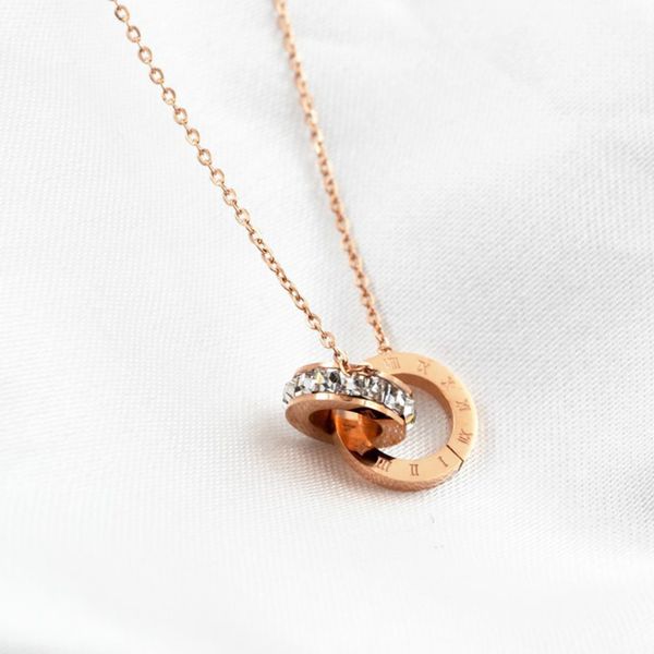chains trendy circle crystal roman numerals double buckle woman necklace female gold clavicle pendant jewelry, Silver
chains trendy circle crystal roman numerals double buckle woman necklace female gold clavicle pendant jewelry, Silver