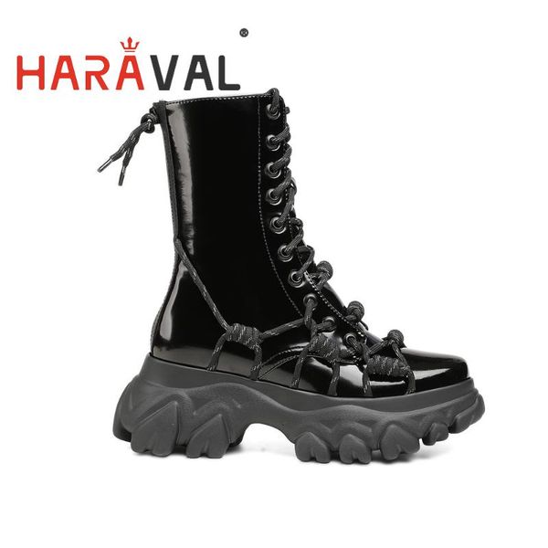 haraval женские лакированные сапоги на толстой подошве круглый toe ремни толстые пятки мотоциклов сапоги осень и зима e70l, Black
haraval женские лакированные сапоги на толстой подошве круглый toe ремни толстые пятки мотоциклов сапоги осень и зима e70l, Black