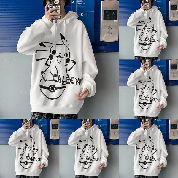 men's hooded ins fashion brand loose hoodie coat hoodietrendy all-match autumn fat long sleeve coat hoodie myek6, Black
men's hooded ins fashion brand loose hoodie coat hoodietrendy all-match autumn fat long sleeve coat hoodie myek6, Black