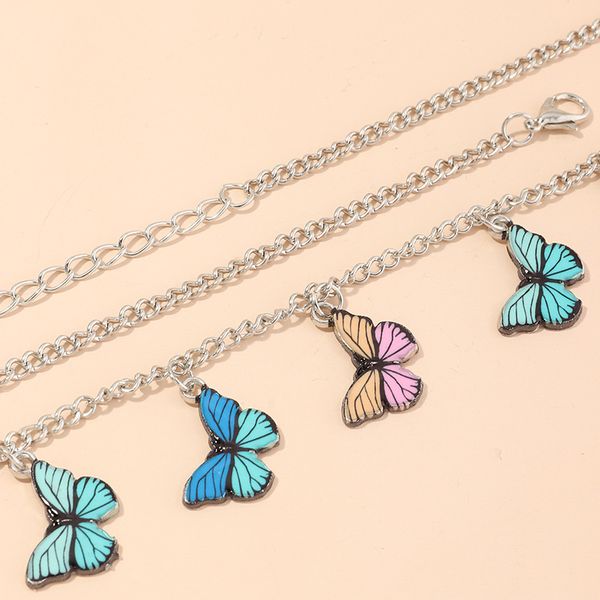 luxury colorful butterfly pendant necklace womens cute animal clavicle chain hip hop chocker necklaces jewelry gift for girls, Silver
luxury colorful butterfly pendant necklace womens cute animal clavicle chain hip hop chocker necklaces jewelry gift for girls, Silver