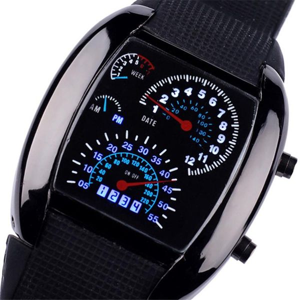 fashion men's watch unique led digital watch men electronic sport watches clock saat relojes para hombre relogio masculino, Slivery;brown
fashion men's watch unique led digital watch men electronic sport watches clock saat relojes para hombre relogio masculino, Slivery;brown