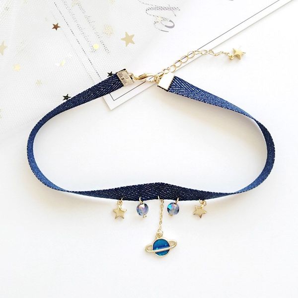 2020 simple harajuku sweet cute velvet ribbon rope chocker women star moon earth pendant short chocker necklace for women girls, Silver
2020 simple harajuku sweet cute velvet ribbon rope chocker women star moon earth pendant short chocker necklace for women girls, Silver
